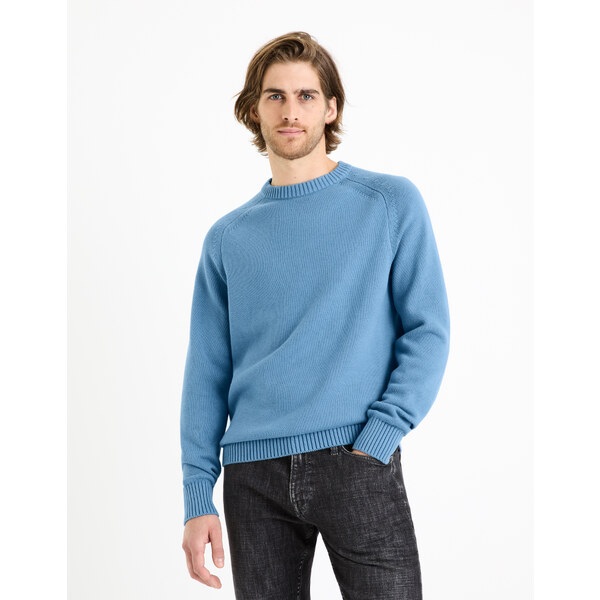 Svetre a Mikiny pre mužov Celio - modrá 50542265