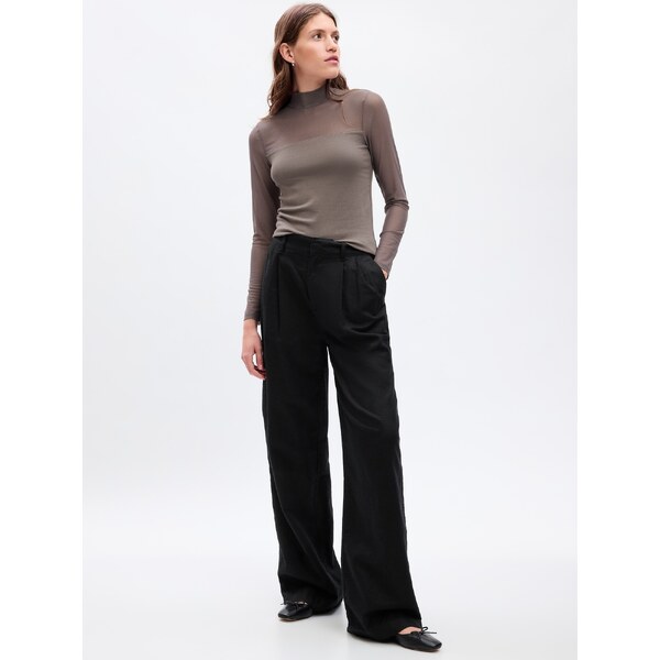 GAP Dámske Průsvitný top s dlhým rukávom 824343-01 66267525