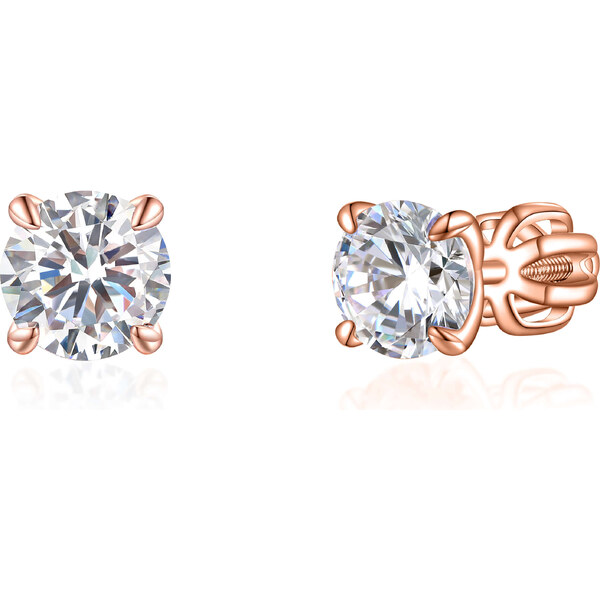 Olivie Strieborné 6mm náušnice PIPPI ROSE 7963 47000881