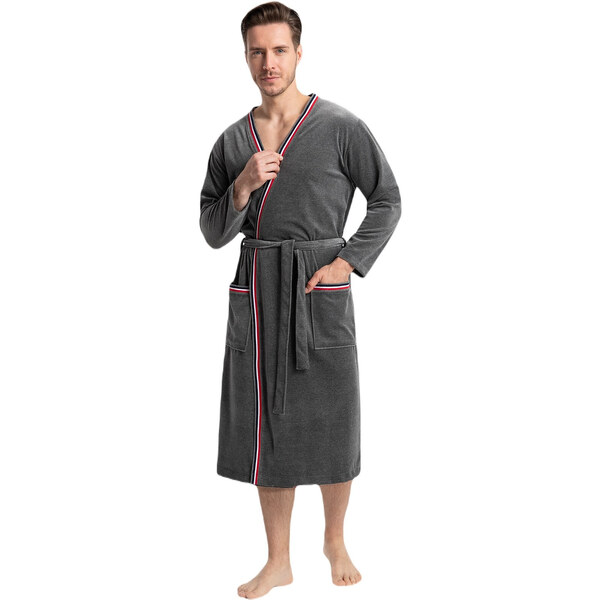 Pánsky župan Luna 854 Velour M-2XL 49766666