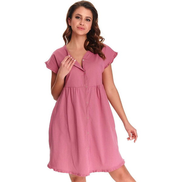 Dámske tehotenské tričko 9600 ružové - Doctornap 65449601