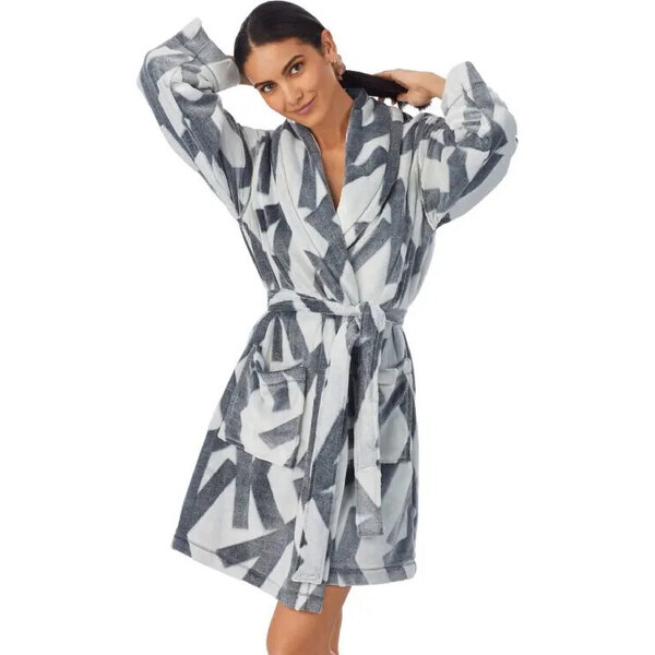 Dámsky župan YI2222688F 031 sivý - DKNY 49775929