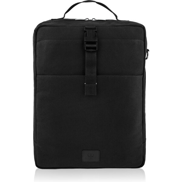 PAOLO PERUZZI Pánsky batoh na notebook A4 T-93-BL | čierna T-93-BL 46885078