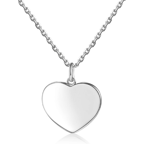 Olivie Stříbrný náhrdelník SRDÍČKO 7992 47009485
