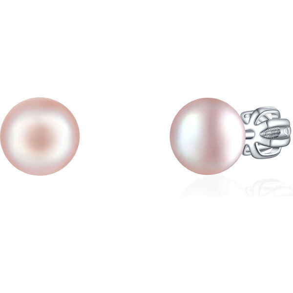 Olivie Stříbrné 7mm náušnice PERLY PINK 7985 47000903