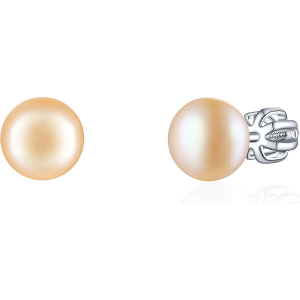 Olivie Stříbrné 7mm náušnice PERLY PEACH 7986 47000904