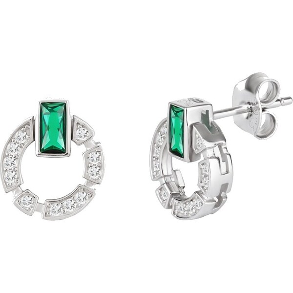 Preciosa Slušivé strieborné náušnice Sublime s kubickou zirkóniou 66586598
