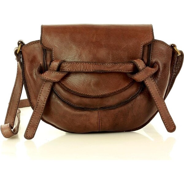 Marco Mazzini handmade Marco Mazzini Kožená crossbody kabelka | hnedá 33868479
