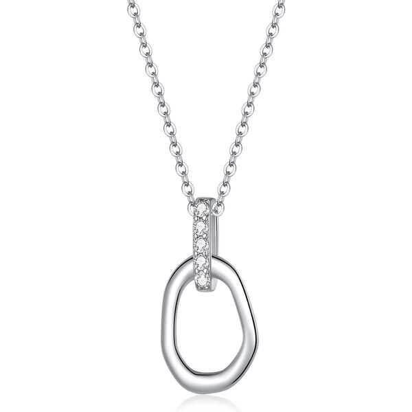 Royal Fashion Emporial strieborný náhrdelník Jemná elegancia 53978348