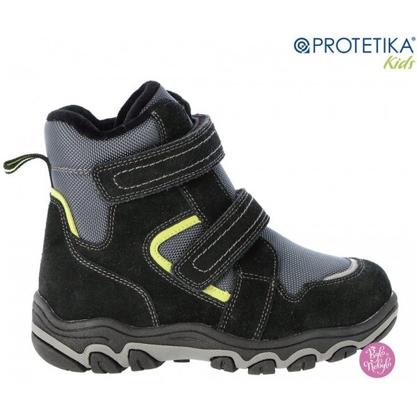 Protetika Zimná chlapecká členková obuv ERLAND Black 46951867