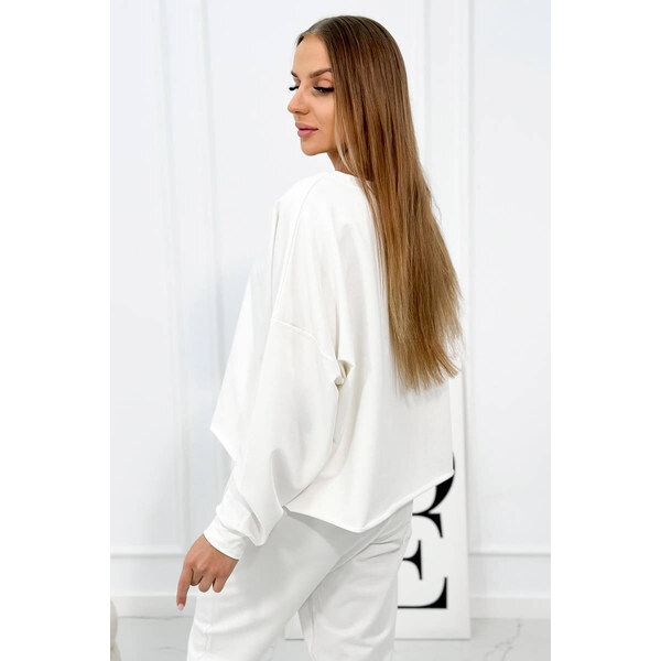 K-Fashion Set 2dielna mikina + nohavice ecru 44562144