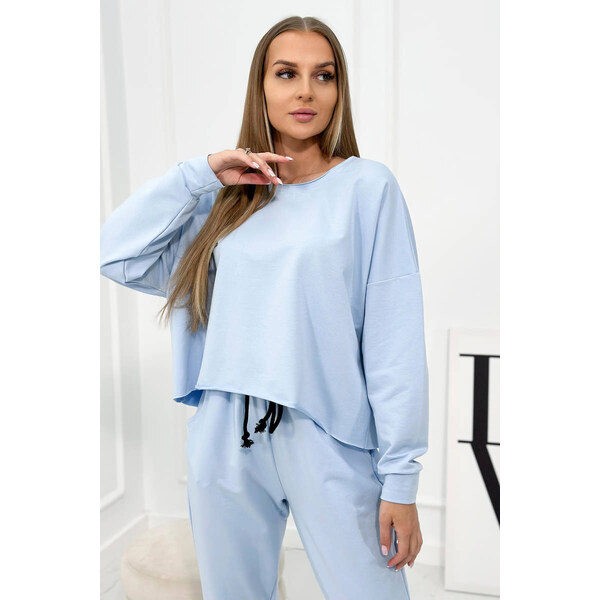 K-Fashion Set 2dielna mikina + nohavice modrý 44562147