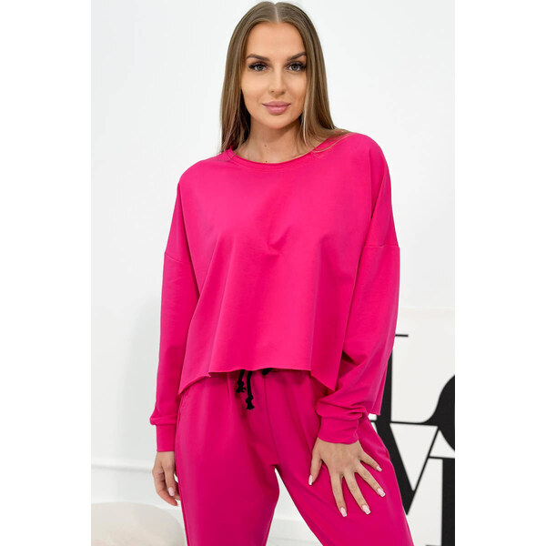 K-Fashion Set 2dielna mikina + nohavice fuchsie 44562149
