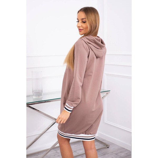 K-Fashion Šaty Brooklyn mocca 50768916