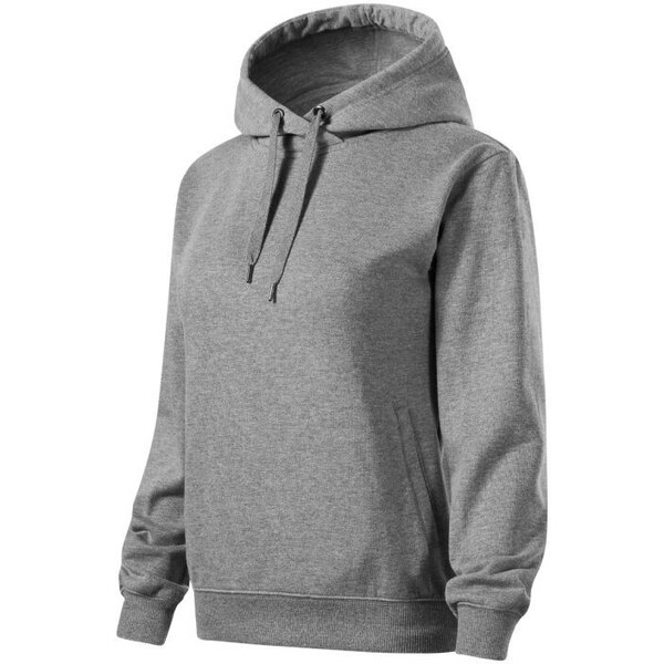 Malfini Moon W MLI-42112 tmavo šedá melanžová mikina 49780255