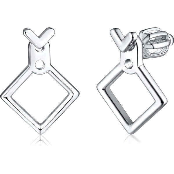 Olivie Strieborné geometrické náušnice 8036 47016261