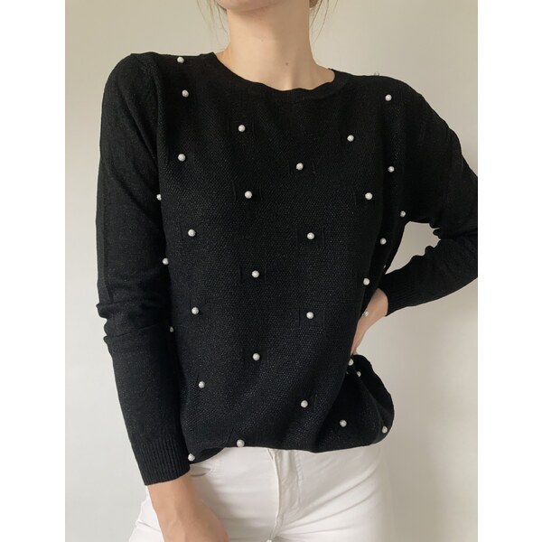 modnenakupy.sk Dámsky sveter s perličkami MARION 47016178