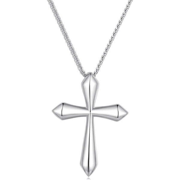 Royal Fashion strieborný náhrdelník Krížik 53970448