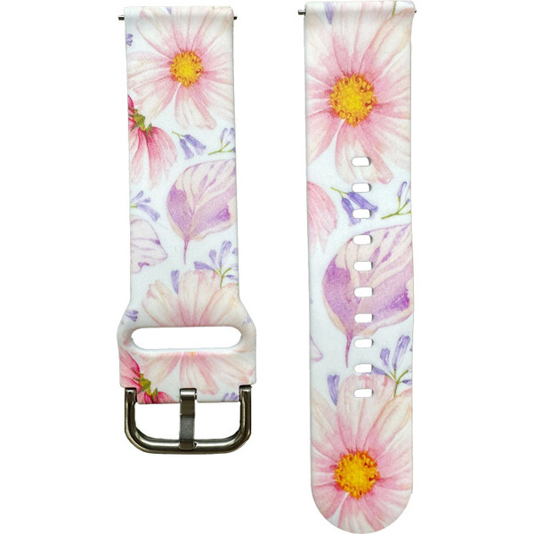 Madvell Silikónový remienok ružová margaréta 22mm 46928272