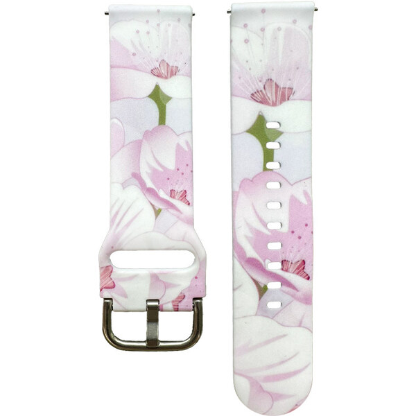 Madvell Silikónový remienok ružový lekno 20mm 46928267