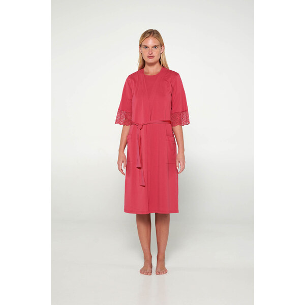 Vamp - Dámsky župan s čipkovými detailmi 19912 - Vamp 49779148