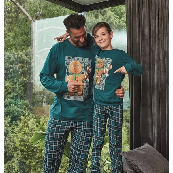 Cornette Pánske vianočné pyžamo Cookie 63343785