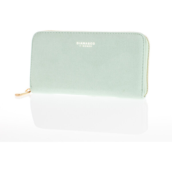 DIANA&CO Peňaženka - DianaCo semišová, mentolová 47061357