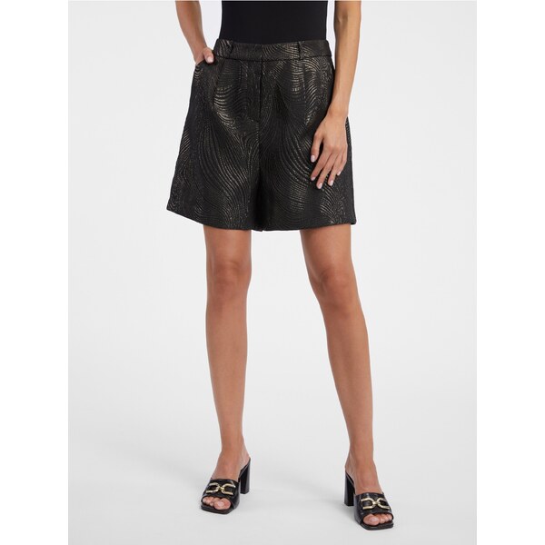 Čierne dámske vzorované kraťasy ORSAY 50646103