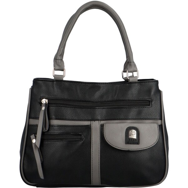 Dámska kabelka do ruky čierno/sivá - Firenze Aryana Teea čierna 66229423