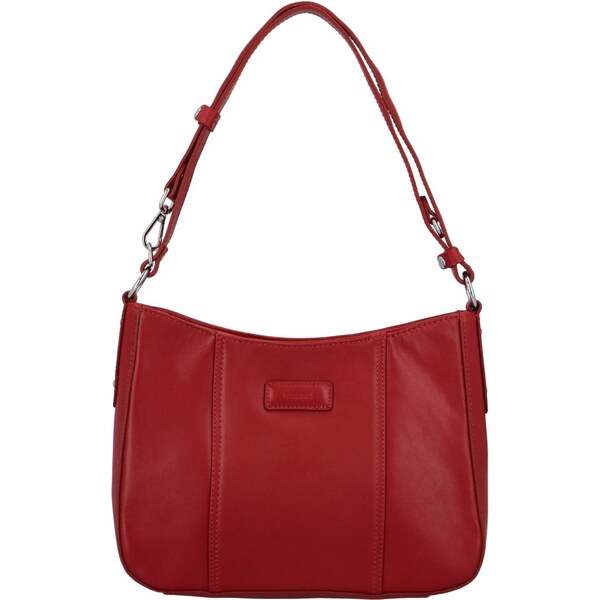Dámska kožená kabelka cez rameno červená - Katana Lavana červená 50242473
