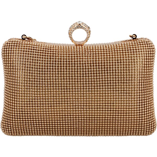 Michelle Moon Luxusná dámska listová kabelka zlatá - MOON Crista zlatá 57978607