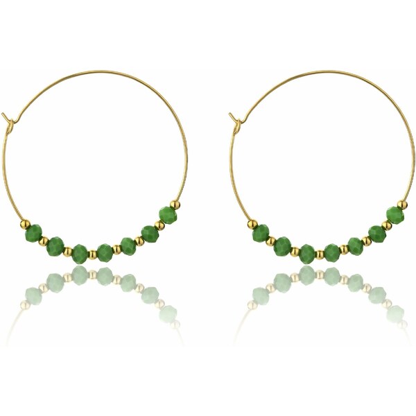 Emily Westwood Pozlátené kruhové náušnice EWE23025G 66587295