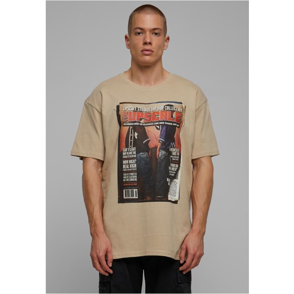 Mister Tee Mens T-shirt oversize Upscale Magazine sand 56466859