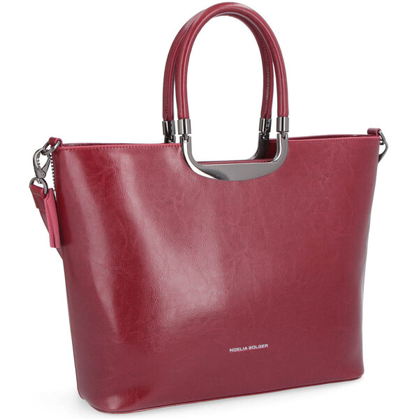 Kožená kabelka do ruky Noelia Bolger červená NB 0049 TCV 47092212