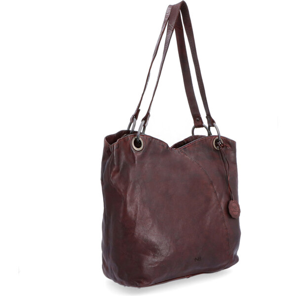 Kožená kabelka cez rameno Noelia Bolger vínová NB 2011 BO 47092293