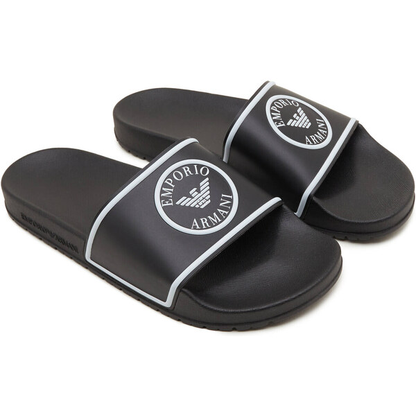 Pánske nazúvaky XJPM14 XN870 A120 čiernobiele - Emporio Armani 49778211