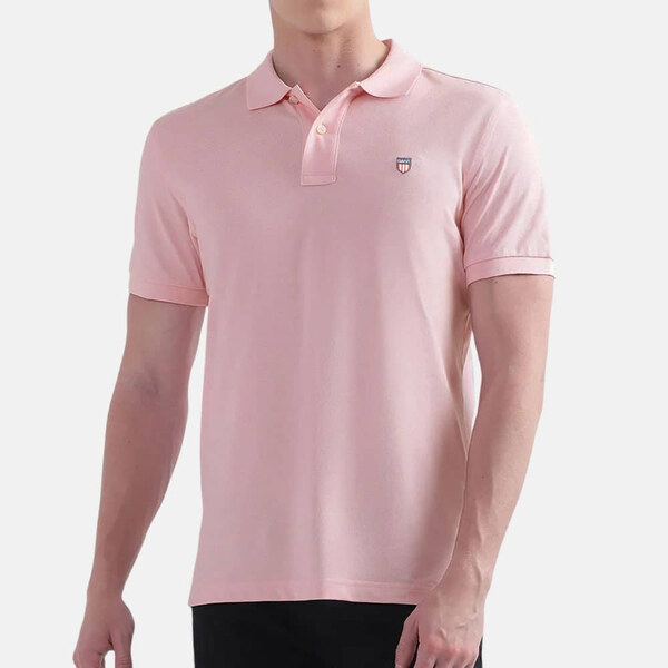 Pánské růžové polo triko Gant 55515 47120338