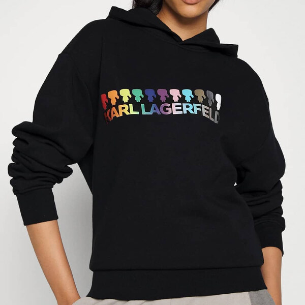 Dámská černá mikina Karl Lagerfeld Pride 55546 47120367