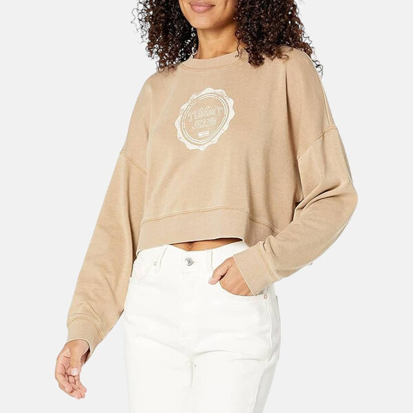 Dámská béžová mikina Tommy Hilfiger 55553 47120374