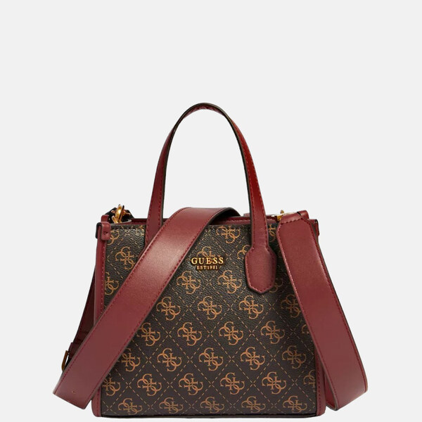 Tmavě hnědá kabelka Guess Silvana 55575 47120395