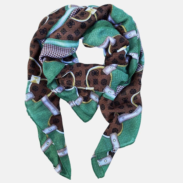 Zelený šátek Guess 55588 47120407