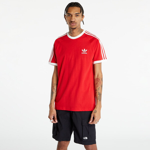 Tričko adidas Originals 3-Stripes Tee Better Scarlet L 47096569