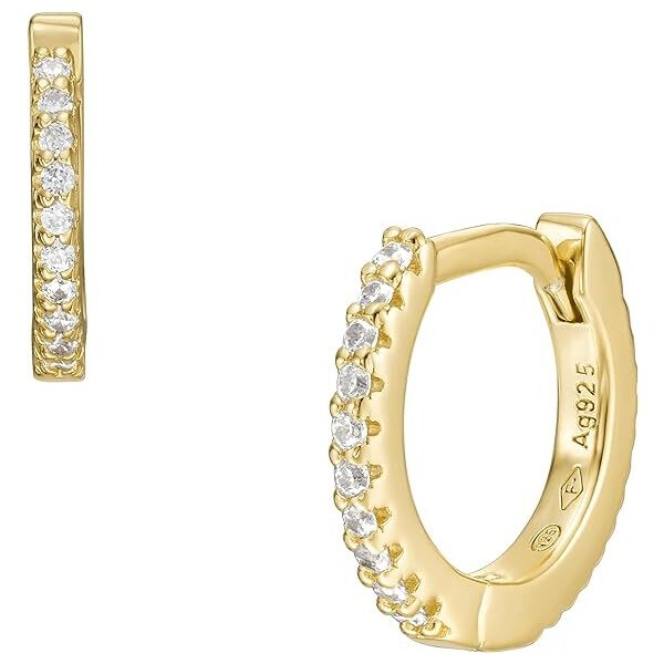 Fossil Nadčasové pozlátené kruhy All Stacked Up JFS00630710 66583027