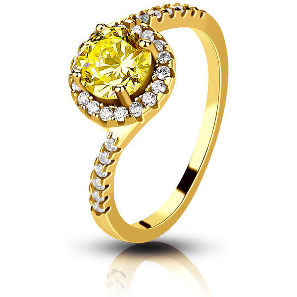 MAJYA Strieborný prsteň s kamienkom LILA 10733/5 64581351