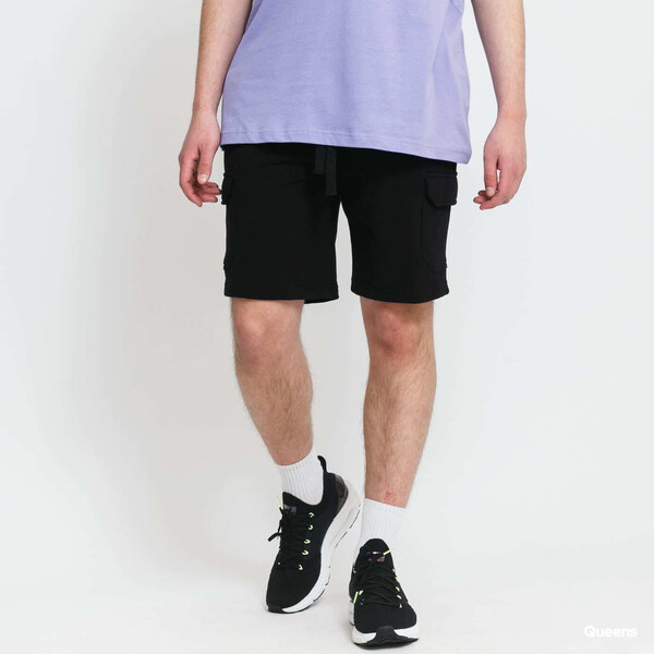 Šortky Urban Classics Organic Cargo Sweatshorts Black S 47098002