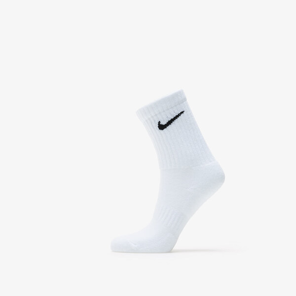 Nike Everyday Cushioned Training Crew Socks 3-Pack White/ Black XL 55032851