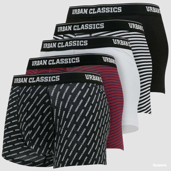 Boxerky Urban Classics Boxer Shorts 5-Pack Black/ White/ Red/ Navy/ 47097646