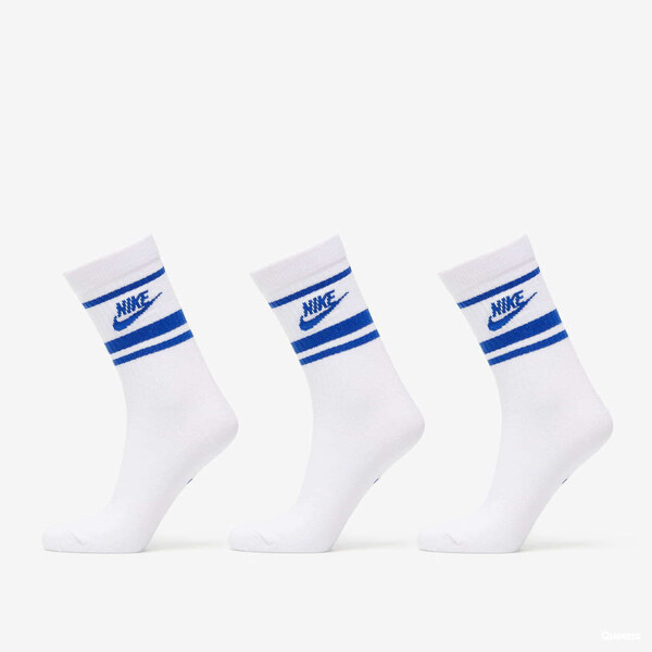 Nike NSW Everyday Essential Crew Socks 3-Pack White/ Blue M 47094114