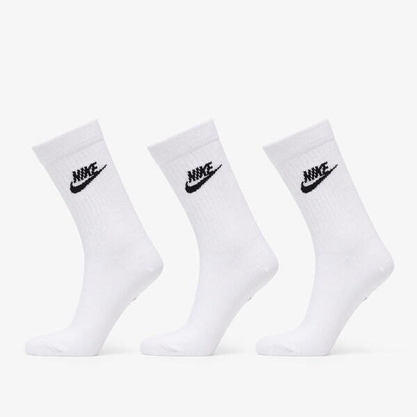 Nike NSW Everyday Essential Crew Socks 3-Pack White/ Black M 47094126