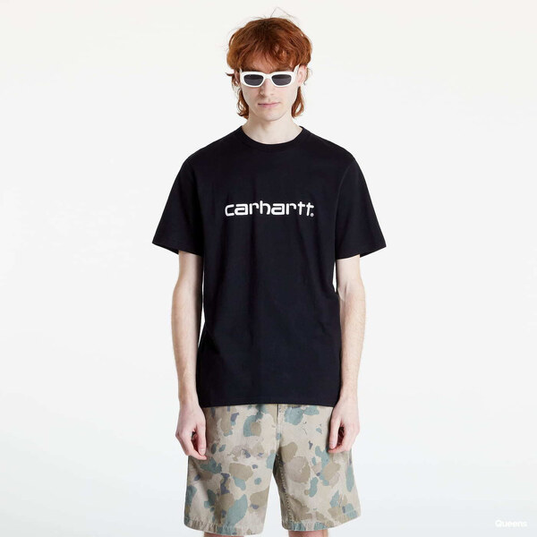 Tričko Carhartt WIP S/S Script T-Shirt Black/ White L 47093093